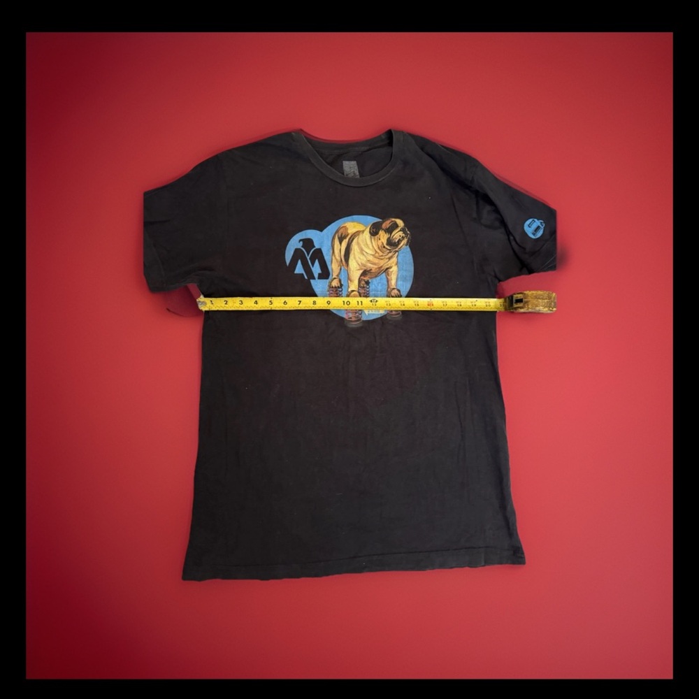 Matix Clothing Company Black and Blue Shortwith Artistic Dog Design 090